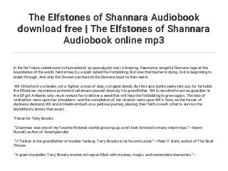download elfstones download elfstones