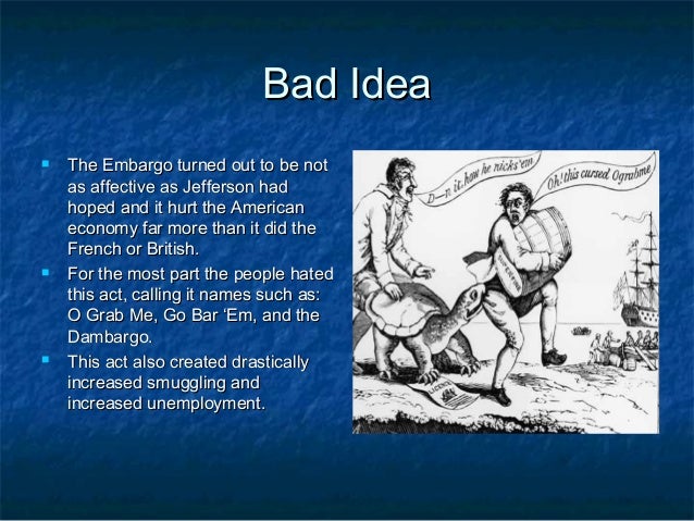 The embargo act of 1807 5