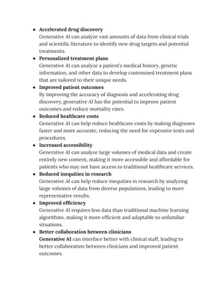 The emerging role of Generative AI in Healthcare..pdf