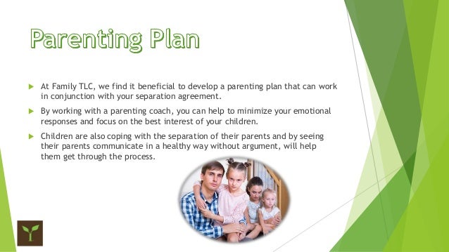 How do you develop a parenting plan?