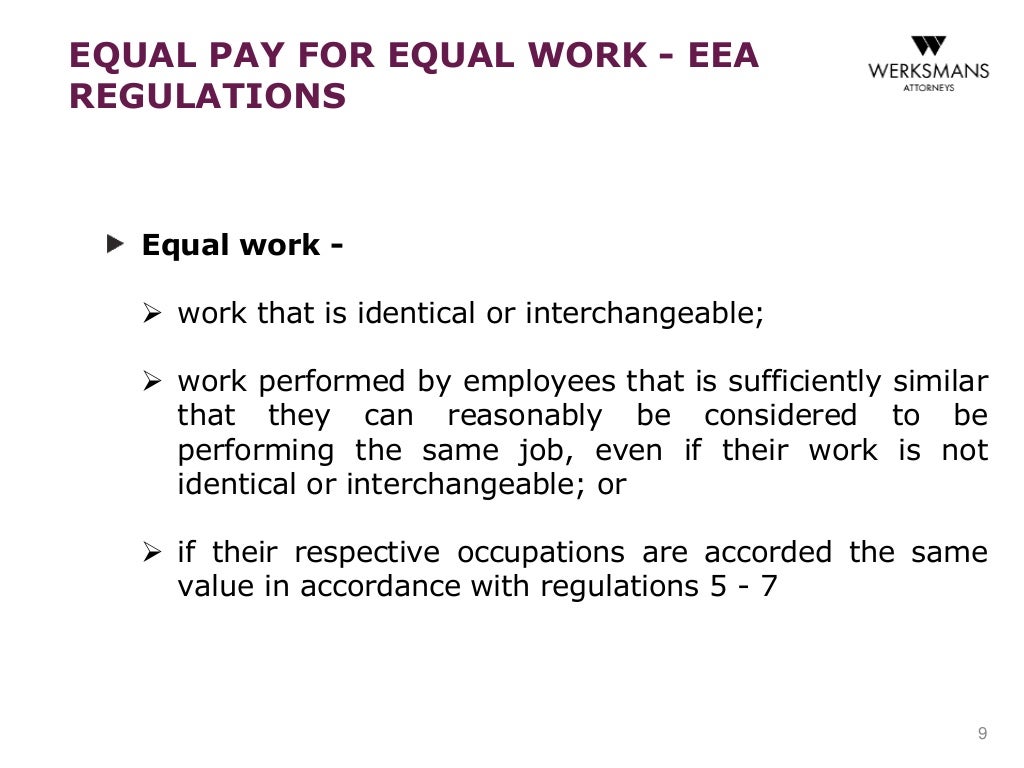 The Employment Equity Amendment Act Anastasia Vatalidis
