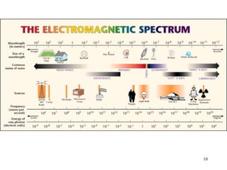 10
The Electromagnetic Spectrum
 
