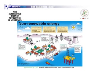 ENERGY FACTS NON -RENEWABLE ENERGY 
A presentation by CARE Website : www.care-india.com email : care@care-india.com 
 