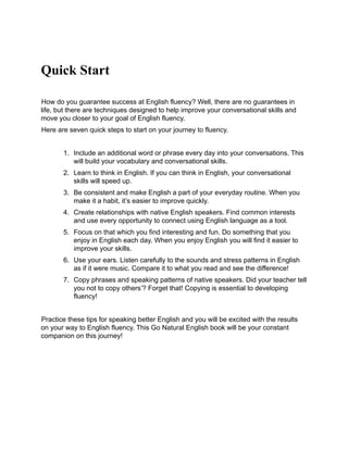 The english fluency_formula | PDF