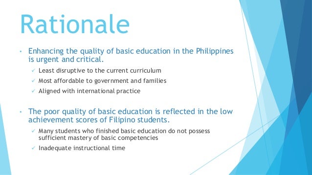 enhancing the quality of education in the philippines essay Defining quality in education programmes that focus on enhancing the quality of education programmes evidence from the philippines. enhancing the quality of education in the philippines essay Defining quality in education programmes that focus on enhancing the quality of education programmes evidence from the philippines.