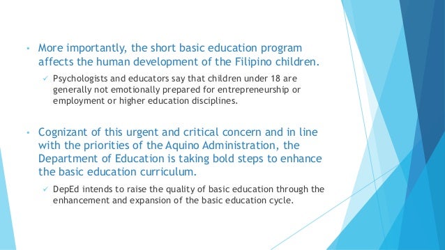 the enhanced k 12 education program by Posts about enhanced k+12 basic education program written by joe padre. the enhanced k 12 education program by Posts about enhanced k+12 basic education program written by joe padre.