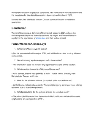 The Enigma of WomensAlliance.xyz-Unveiling the Dark Depths of a