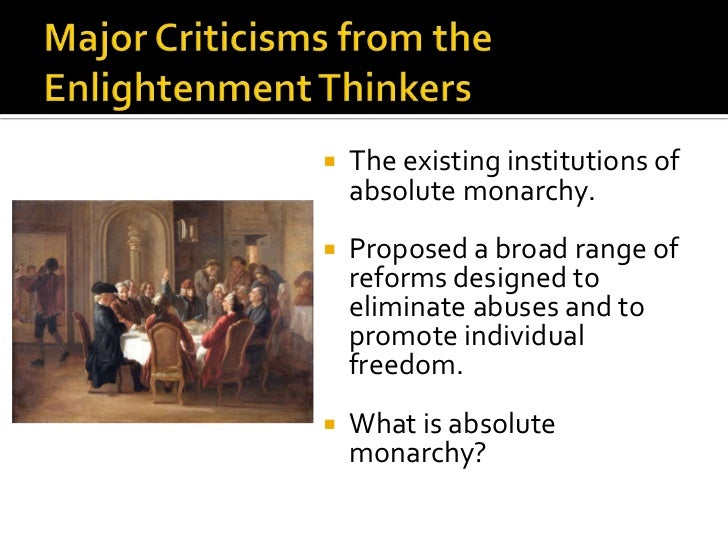 Similarities Between Absolutism And Enlightenment