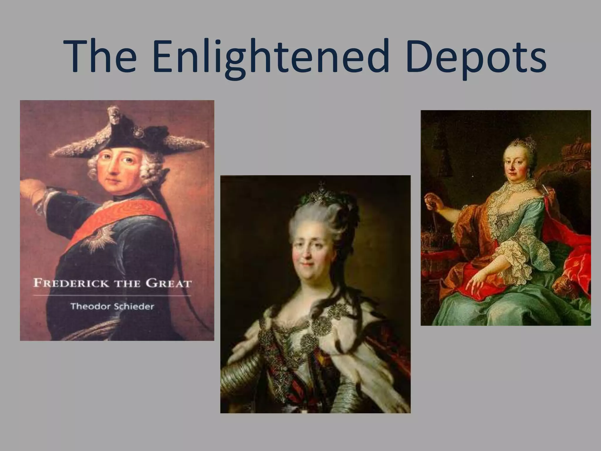 The Enlightened Depots
