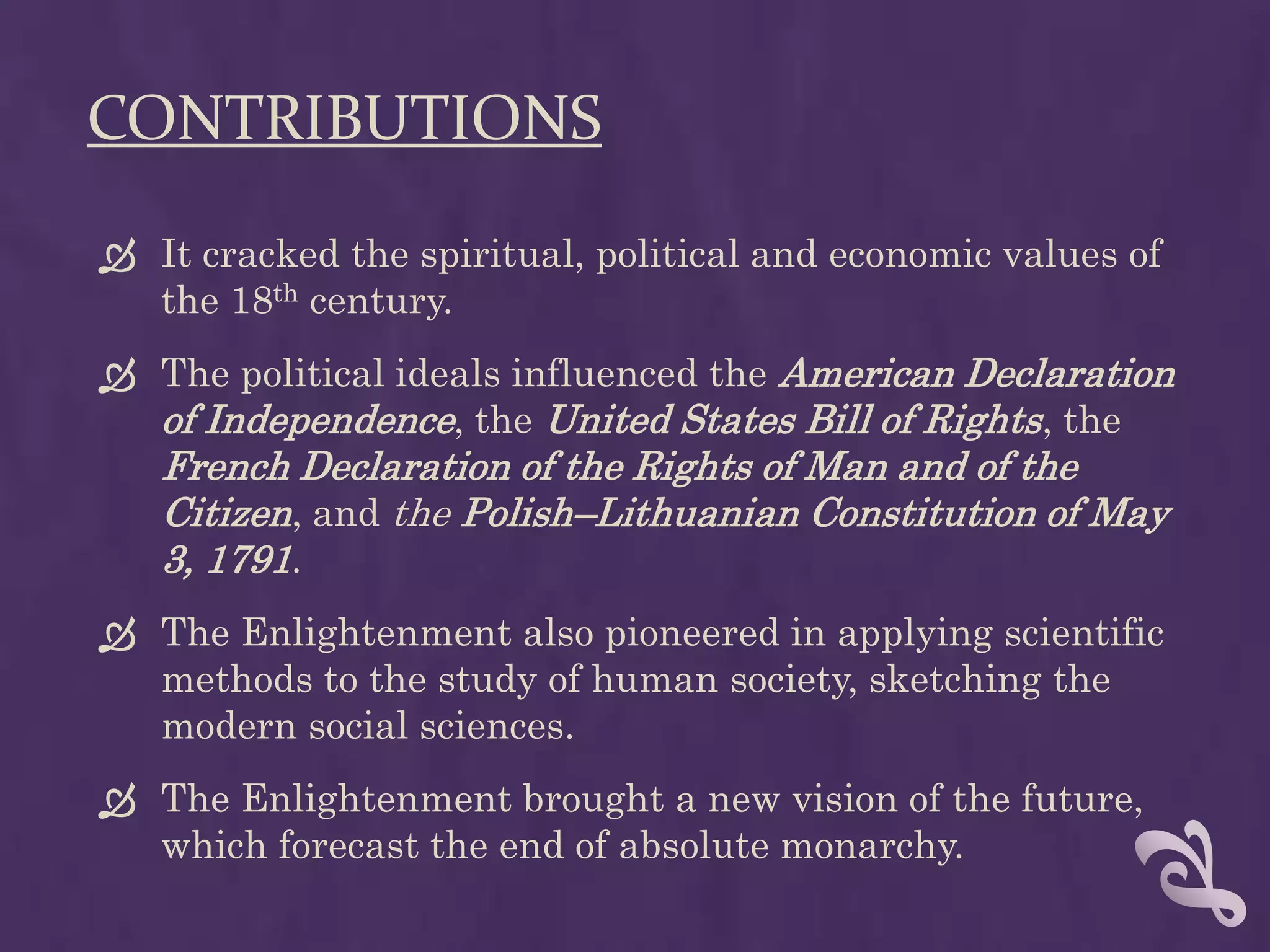 The Enlightenment Philosophers 