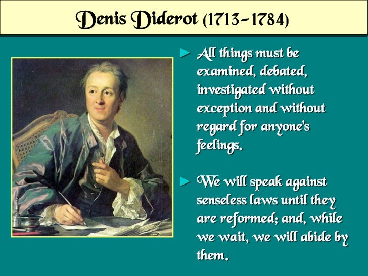 Diderot essay on women