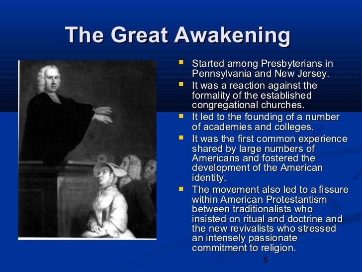 Great awakening essay