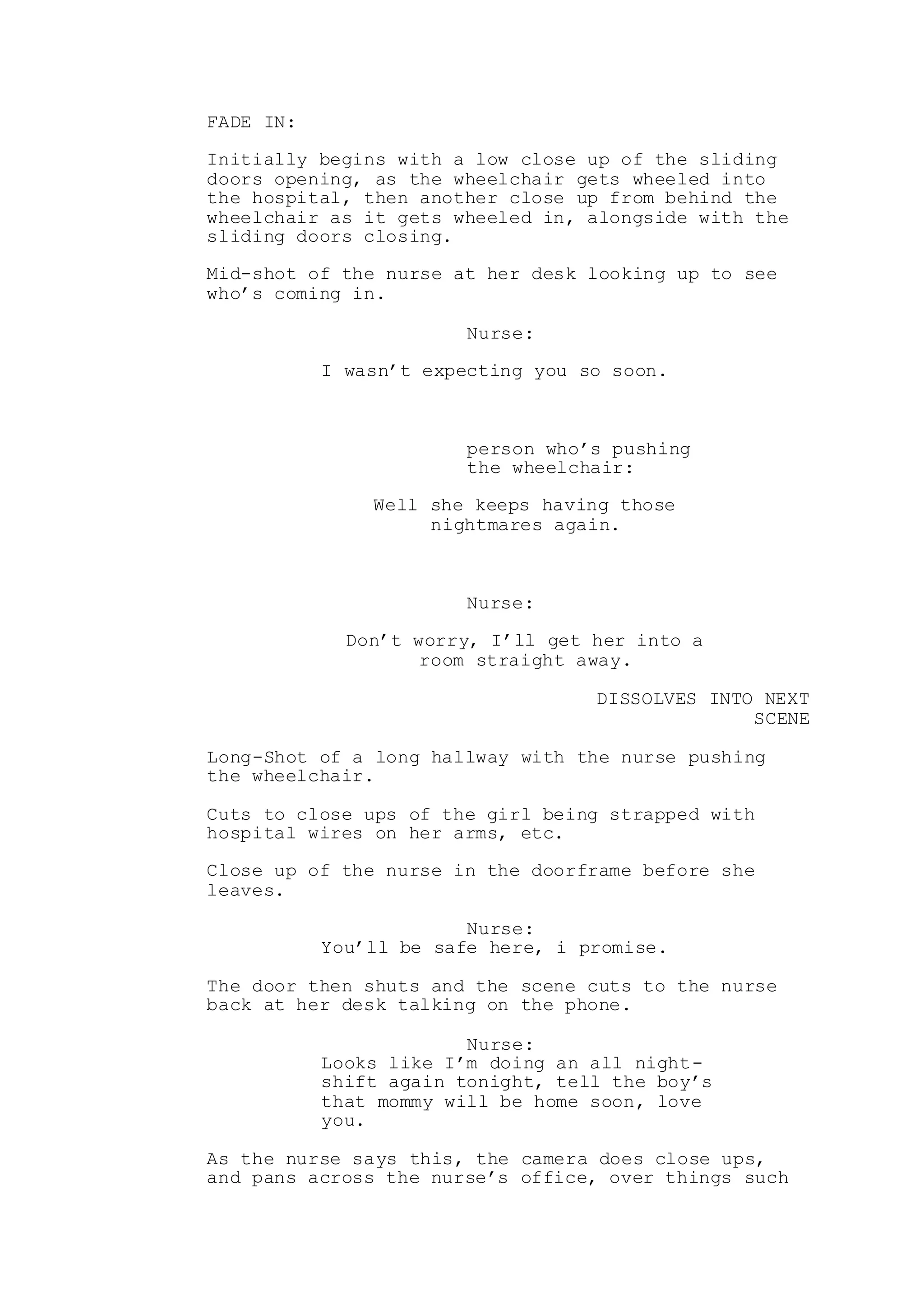 The Entity - Script | DOCX