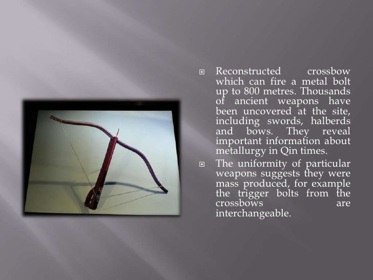 The entombed warriors of xian