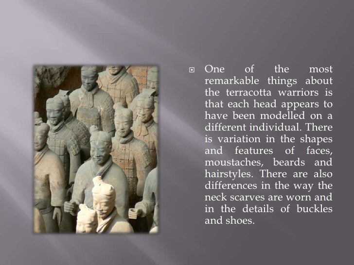 The entombed warriors of xian