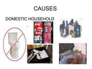 CAUSES  DOMESTIC HOUSEHOLD  