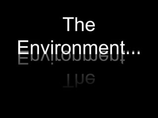 The
Environment...
 