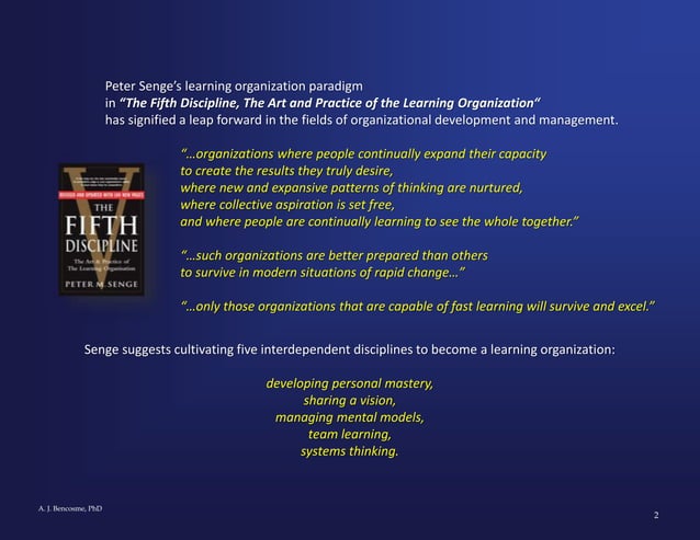 The Epic Learning Organization: Sharing the Hero's Journey | PPT