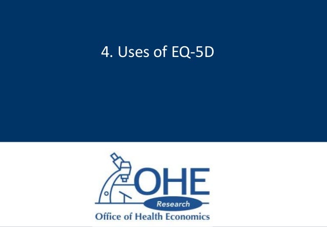 The Eq 5d And Its Use Internationally
