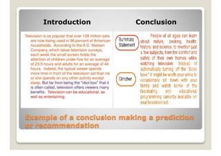 The Essay Conclusion | PDF