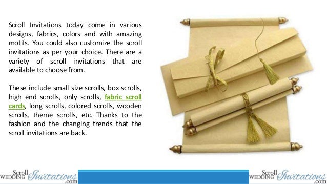 scroll designs for invitations