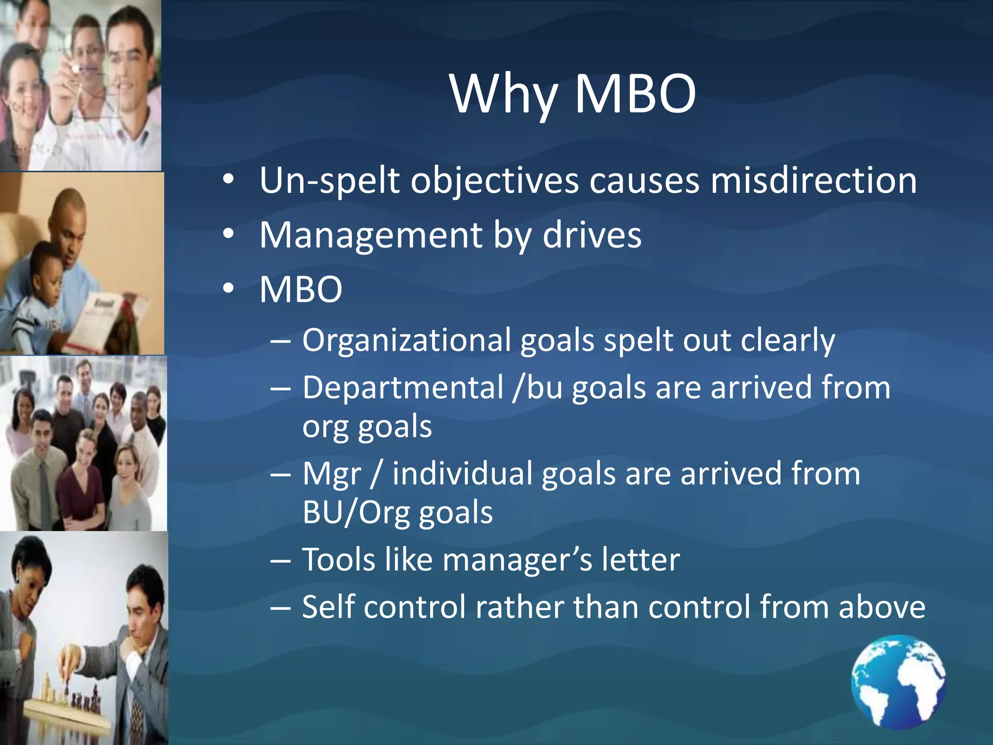 New Paradigms –Searching for the holy grailOne right org structureOne right way to manage peoplePer Drucker -The organization that fits the taskManage for resultsFlat hierarchy