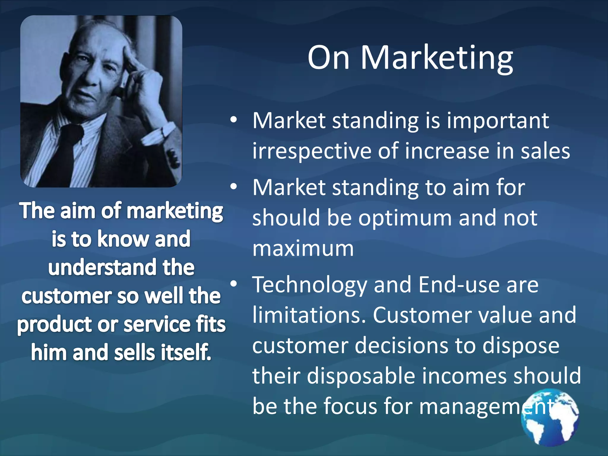 Organizing principles of Production