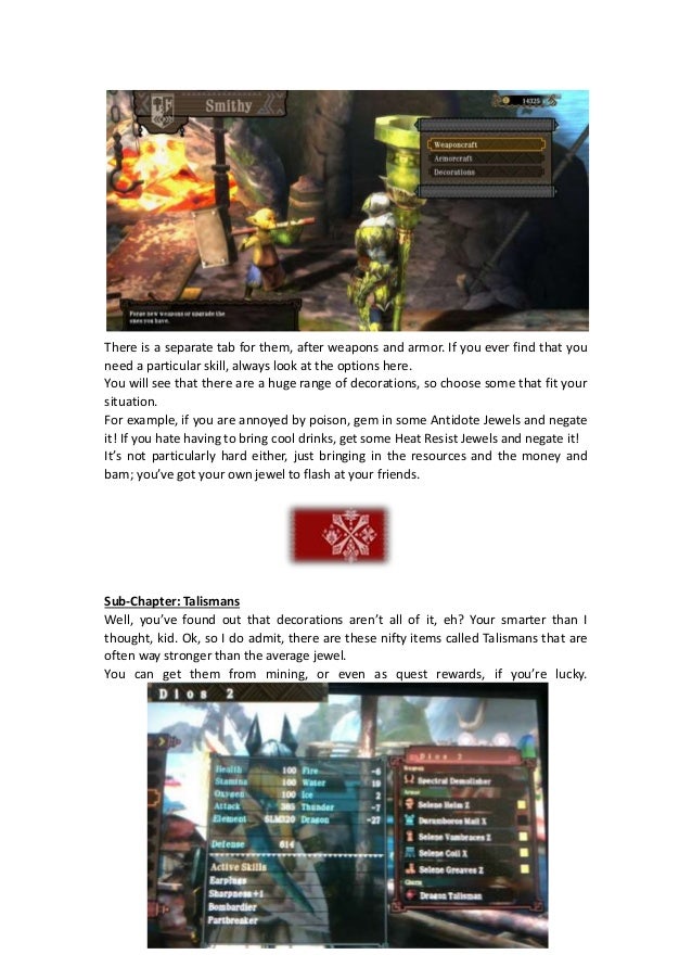 Mh3u slot skills