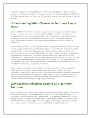 The Essential Guide to Cleanroom Solutions for Modern Industries.docx