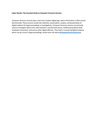 The Essential Guide to Computer Forensics Services.docx