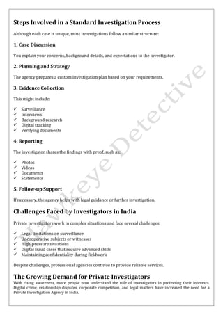 10 Step Investigation Model.pdf The Essential Guide to Modern Private Investigation | PDF