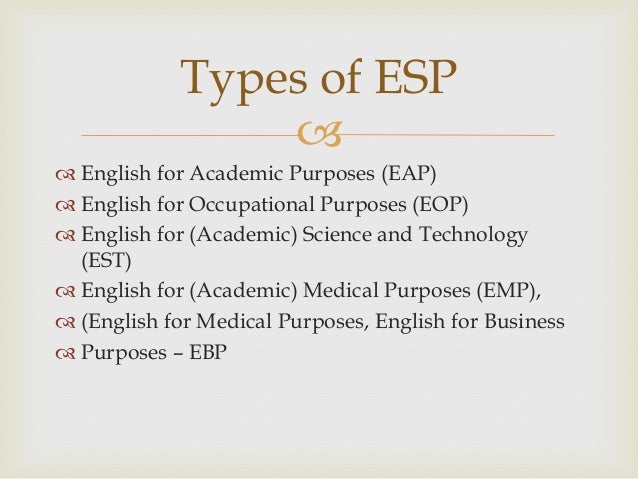 Esp english for specific phd dissertation
