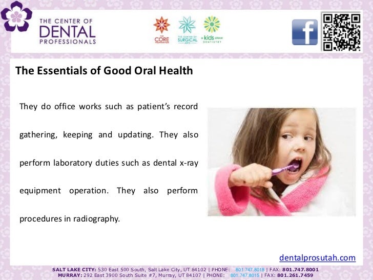The essentials of good oral health