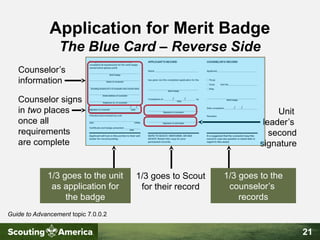 The Essentials of Merit Badge Counseling for Scouts PowerPoint | PPTX