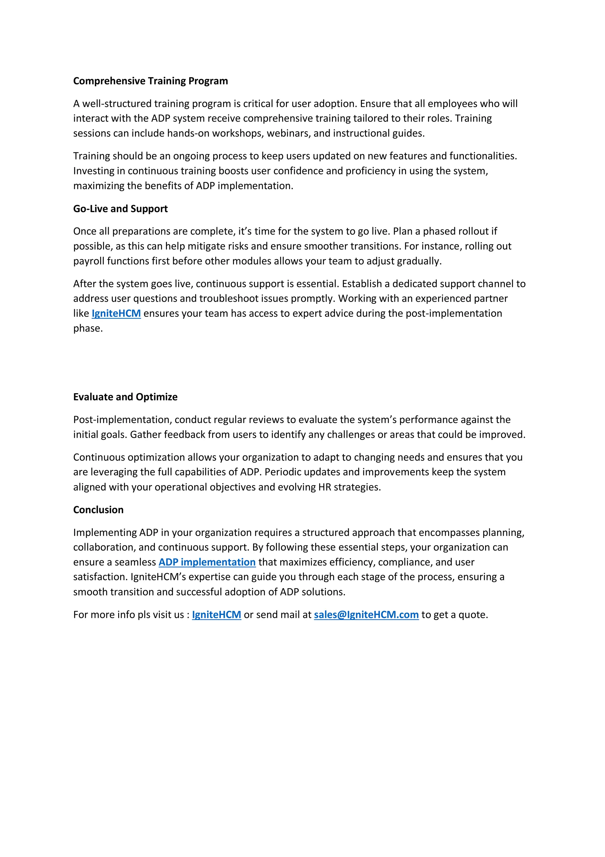 The Essential Steps for Successful ADP Implementation in Your ...