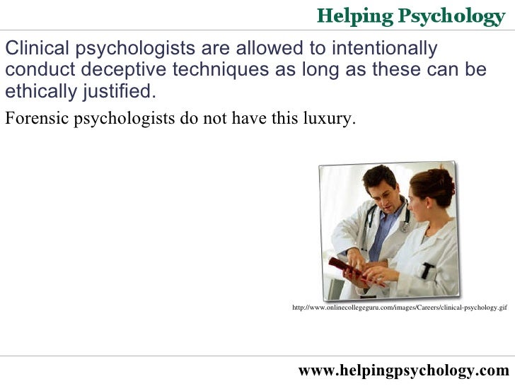 The Ethical Behavior of a Forensic Psychologist