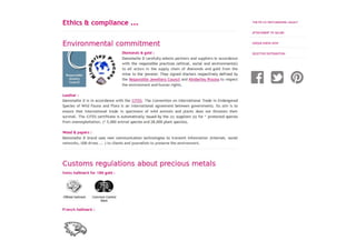 The ethical commitments
