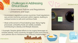 The Ethical Issues for Human Nutrition – A Case Study with Analysis on ...