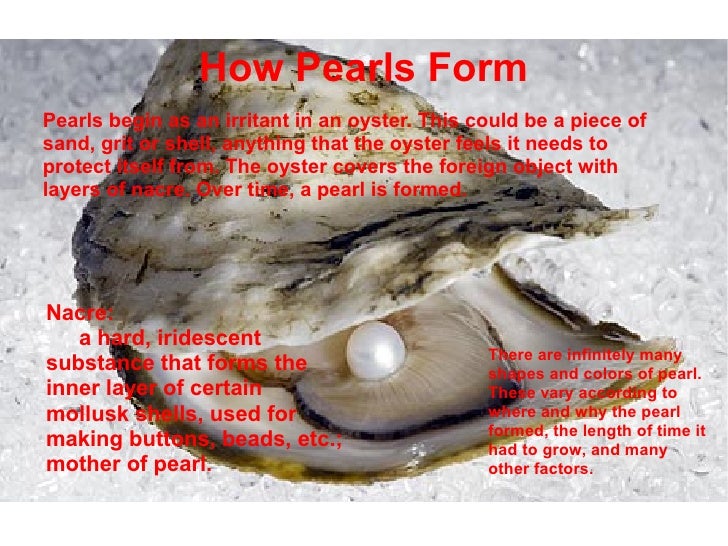 the ethics of pearls how do pearls form in oysters