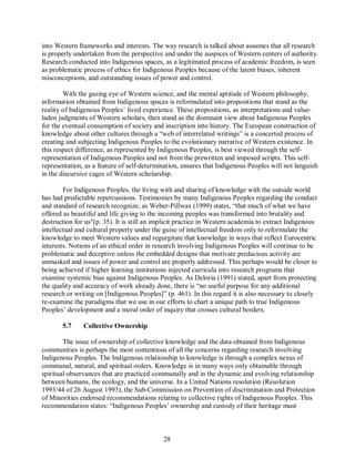 The ethics of research involving indigenous peoples | PDF