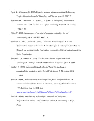 The ethics of research involving indigenous peoples | PDF