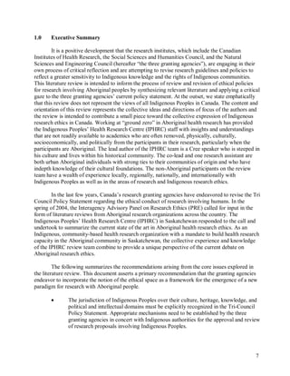The ethics of research involving indigenous peoples | PDF