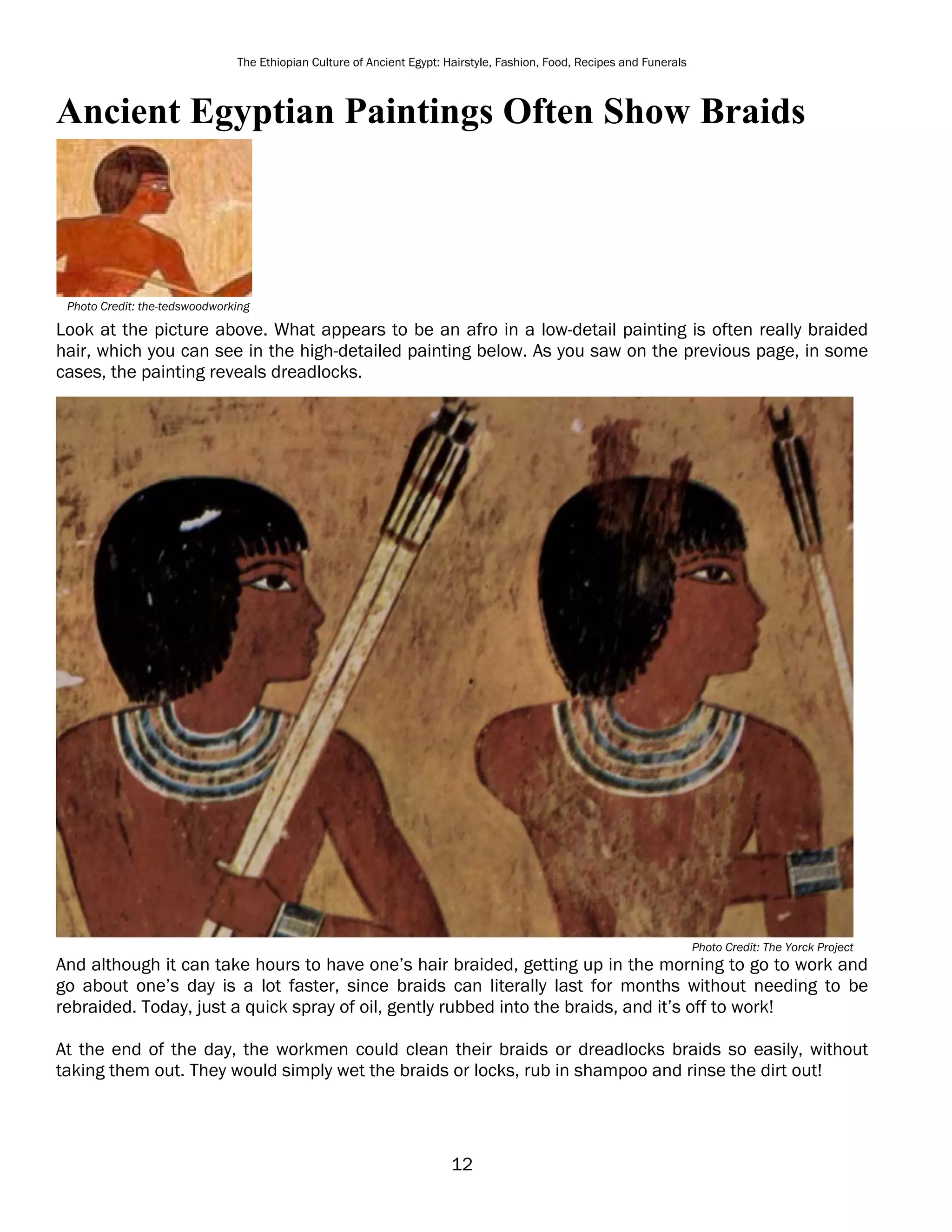 The Ethiopian Culture of Ancient Egypt: Hairstyle, Fashion, Food