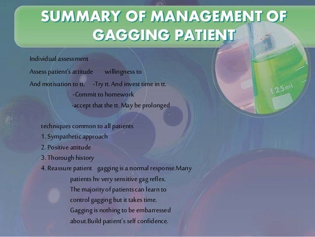 gag control how reflex management etiology The and of gagging