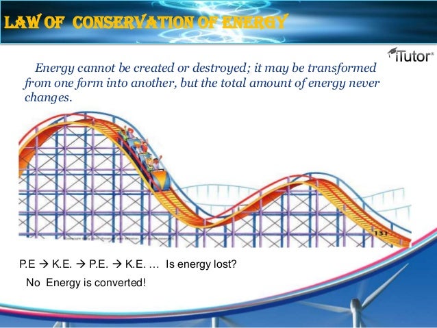 the law of conservation of energy