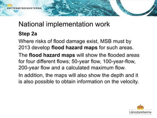 The eu floods_directive_implementation_in_sweden(ppt) | PPT