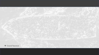 ❖ General Statement
 