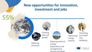 New opportunities for innovation,
investment and jobs
Creating
jobs and
growth
Improving
our health
and
wellbeing
Reducing...
