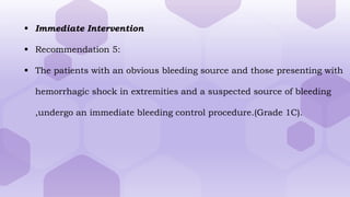 The European guidelines on management of major bleeding and ...