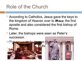 The Carolingians
 With his
triumphant victory,
Charles Martel
took steps to
assume the
kingship for
himself and his
family.
 This lays the
foundation for a
 